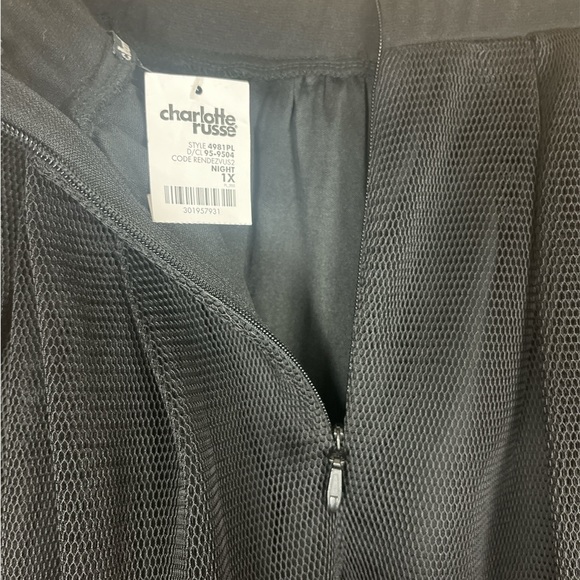 Nwt-Fully lined net pleated skirt - Picture 4 of 5